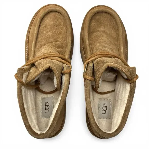 UGG Hayden Moc Chukka Boots‎ Mens 11 Chestnut Suede Shearling Lined Warm 1158276 UGG Hayden Men main image 4
